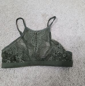 Victoria's Secret XS Bralette in Olive Green